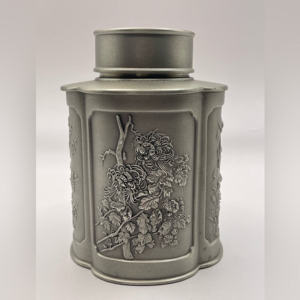 Royal Selangor Pewter Tea *damaged Caddy Canister Tin